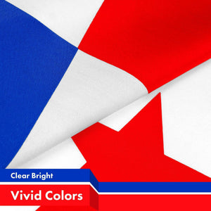 Panama Panamanian Flag 3x5 Ft 2Pack 150D Printed Polyester By G128