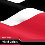 Load image into Gallery viewer, G128 Trinidad and Tobago Flag  3x5 Ft  LiteWeave Pro Series Printed 150D Polyester  Country Flag, Indoor/Outdoor, Vibrant Colors, Brass Grommets, Thicker and More Durable Than 100D 75D Polyester