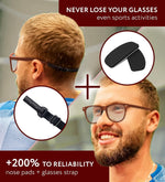 Load image into Gallery viewer, Nose Pads 0.5 mm 6 Pairs CV33 Black Strap