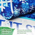 Load image into Gallery viewer, G128 Garden Flag Let It Snow Snowflakes  12x18 Inch  Printed Blockout Polyester  Christmas Decoration