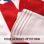 Load image into Gallery viewer, American Flag 220GSM Embroidered Spun Polyester 6x10 Ft
