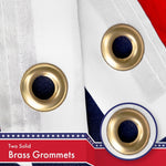 Load image into Gallery viewer, G128 3 Pack: American USA Flag  4x6 Ft  LiteWeave Pro Series Printed 150D Polyester  Country Flag, Indoor/Outdoor, Vibrant Colors, Brass Grommets, Thicker and More Durable Than 100D 75D Polyester