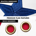 Load image into Gallery viewer, G128 Combo Pack: 6 Ft Tangle Free Aluminum Spinning Flagpole (Black) &amp; Arkansas AR State Flag 3x5 Ft, Double ToughWeave Series Double Sided Embroidered 210D Polyester  Pole with Flag Included