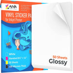 Load image into Gallery viewer, Printable Vinyl Sticker Paper Waterproof Decal Paper for Inkjet Printer 50 Sheet
