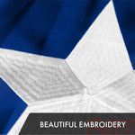 Load image into Gallery viewer, G128 5 Pack: Puerto Rico Puerto Rican Flag  2.5x4 Ft  ToughWeave Series Embroidered 300D Polyester  Embroidered Design, Indoor/Outdoor, Brass Grommets