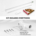 Load image into Gallery viewer, G128 Combo Pack: 6 Feet Tangle Free Spinning Flagpole (Silver) California CA State Flag 3x5 ft Printed 150D Brass Grommets (Flag Included) Aluminum Flag Pole