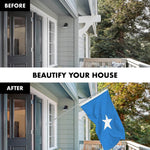 Load image into Gallery viewer, Flag Pole 6FT Silver Tangle Free &amp; Somalia Somalian Flag 3x5 Ft Combo Printed 150D Polyester By G128