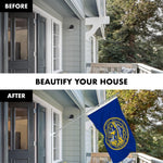 Load image into Gallery viewer, G128 Combo Pack: 6 Ft Tangle Free Spinning Flagpole (Silver) &amp; Nebraska Flag 3x5 Ft Printed 150D Polyester, Brass Grommets (Flag Included) Aluminum Flag Pole