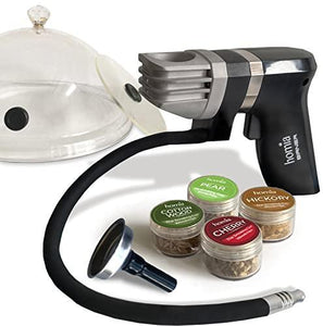 Smoking Gun Wood Smoke Infuser Birner PRO Extended Kit 12 PCS Flavor Blaster Smoker Machine with Accessories and Wood