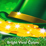 Load image into Gallery viewer, G128  St Patrick's Day Garden Flag, St Patrick's Themed Decorations  Pot of Gold and Hat,   12x18 Inch  Printed 150D Polyester  Rustic Holiday Seasonal Outdoor Flag