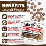 Load image into Gallery viewer, Turkey Tail Mushroom for Dogs Vitamins and Supplements for Dogs Lumps and Bumps Guard Multivitamin Buddy