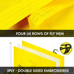 Load image into Gallery viewer, G128 Combo Pack: American USA Flag ToughWeave Series 20x30 In Single Sided &amp; Gadsden Don't Tread On Me Flag Double Sided 20x30 In Double ToughWeave Series  Both Embroidered Polyester, Brass Grommets