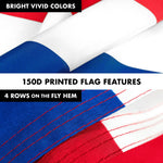 Load image into Gallery viewer, G128 Combo Pack: 6 Feet Tangle Free Spinning Flagpole (Silver) Netherlands Dutch Flag 3x5 ft Printed 150D Brass Grommets (Flag Included) Aluminum Flag Pole