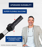 Load image into Gallery viewer, Eye Glasses Holder Around Neck 4 Glasses Straps for Men Women Glasses Holder Strap Retainer Sunglass Holder Strap Eyeglasses Strap Lanyard (Black)