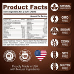 Load image into Gallery viewer, (2 Pack) Mushroom for Dogs   340 Chews   Turkey Tail   Mushroom Supplement for Dogs   Lions Mane   Reishi   Immunity Support Multivitamin Vitamins   Joint Health   Energy   Gut   Skin   Made in USA
