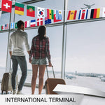 Load image into Gallery viewer, G128 2022 World Cup Bunting Banner  Flag 8.2 x 5.5 Inch, Full String 33 Feet   LiteWeave Pro Series Printed 150D Poly  String Flag Decor for Fan Club Party, Soccer Events, World Cup Fan Celebration