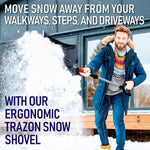 Load image into Gallery viewer, Snow Shovel for Driveway Car Home Garage   Portable Folding Snow Shovel with Retractable Ergonomical Handle and Large Capacity for Snow Removal   Heavy Duty Metal Collapsible Shovel Removal (Dark)
