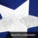 Load image into Gallery viewer, G128 2 Pack: North Carolina State Flag  1x1.5 Ft  ToughWeave Series Embroidered 300D Polyester  Embroidered Design, Indoor/Outdoor, Brass Grommets