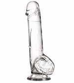 Load image into Gallery viewer, Realistic Dildo 9.5” Clear Suction Dildo Cup for Hands Free for Women for G Spot
