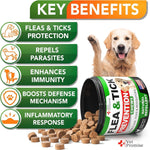 Load image into Gallery viewer, (2 Pack) Flea and Tick Prevention for Dogs Chewables
