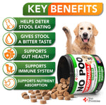 Load image into Gallery viewer, No Poo Chews for Dogs   Advanced Coprophagia Stool Eating Deterrent for Dogs   Stop Dog Poop Eating   Probiotics &amp; Digestive Enzymes Supplement   Made in USA   Vet Formulated   120 Soft Treats