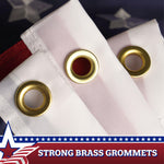 Load image into Gallery viewer, G128  5 Pack: USA Pleated Fan Flag 2x4FT Star Center Embroidered Polyester Stars and Stripes