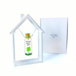 Load image into Gallery viewer, Tiny Magical Message in a Bottle Gift Idea Classy Inspirational Gifts for Him and Her Unique Presents for Women and Men (Green Clover You&#39;re My Lucky Charm in Wooden Frame)

