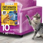 Load image into Gallery viewer, Heavy Duty Cat Scratch Deterrent Furniture Protectors for Sofa 10 XLarge Sheets
