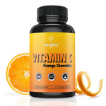 Load image into Gallery viewer, Vitamin C 500mg Orange Flavor Immune Support Supplement 120 Chewable Pills
