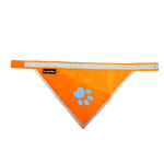 Load image into Gallery viewer, Orange Dog Bandana Neck Size 10 inch S Size Hi Visibility Reflective Blaze
