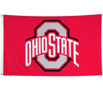 Load image into Gallery viewer, Ohio State Buckeyes College 3x5 Ft Flag with 2 brass Grommets for Outdoor Garden
