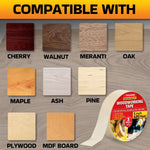 Load image into Gallery viewer, Double Sided Woodworking Tape 3 Pack 1 Inch x 120 Ft Wood Crafter Sticky Tool Two Side Adhesive for Router Templates Removable &amp; Residue Free