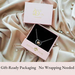 Load image into Gallery viewer, Gift Ready Heart Necklace – Elegant Stainless Steel Double Heart Pendant for Women Birthday Anniversary &amp; Christmas Jewelry in Box