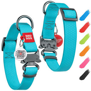 Waterproof Dog Collar Adjustable Glow in Dark for Medium Dogs 1016 inch Neck
