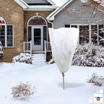 Load image into Gallery viewer, Pack of 2 White Winter Plant Covers 31.6x47 inch Freeze Protection Plant Winter
