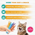Load image into Gallery viewer, Creamy Lickable Cat Treats Wet Squeeze Tubes 20 Sticks Chicken Mix Liquid Cat Snacks Skin &amp; Coat Care Multivitamin Treats for Cats &amp; Small Dogs Lick Up