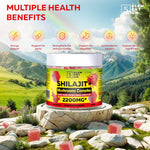 Load image into Gallery viewer, Natural Shilajit Organic Resin Shilajit Mushrooms Gummies for Men with 85 Trace
