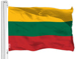 Load image into Gallery viewer, USA American Flag &amp; Lithuania Lithuanian Flag 3x5 Ft Printed 150D Polyester
