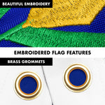 Load image into Gallery viewer, G128 Combo Pack: 6 Ft Tangle Free Aluminum Spinning Flagpole (Silver) &amp; Nevada NV State Flag 3x5 Ft, ToughWeave Series Embroidered 300D Polyester  Pole with Flag Included