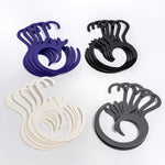 Load image into Gallery viewer, Kotomoda Belt Rack Scarf Ring Hangers NonSlip Ties Haning Hook Closet Organizer Accessory Holders for Ties Scarves Belts and Jewelry and Sphynx Cat Clothes (Violet 1)