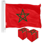Load image into Gallery viewer, Morocco Moroccan Flag 3x5 Ft 10Pack 150D Printed Polyester By G128