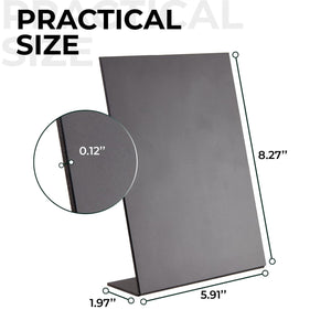 Small Chalkboard Signs with Stand 6x8 in Table Top Chalk Board to Write On with Stand Tabletop Chalkboard Mini Chalkboard Signs with Stand Blackboard Display Tabletop