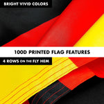 Load image into Gallery viewer, G128  6 Feet Tangle Free Spinning Flagpole (Black) Germany Brass Grommets Printed 3x5 ft (Flag Included) Aluminum Flag Pole