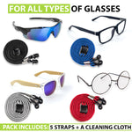 Load image into Gallery viewer, Eyeglasses String Holder Strap Cord Glasses Chain 5 Pcs for Men Women Lanyard