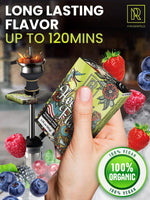 Load image into Gallery viewer, Hookah Flavor Wild Berry Herbal   1.75 oz (50 g) Hookah Shisha Tobacco Free Molasses Hookah Tobacco &amp; Nicotine Free Shisha with Real Organic Shisha Hookah Flavors Berry Mix