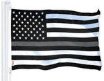 Load image into Gallery viewer, G128  Thin Gray Line American Flag 150D Polyester 3x5 FT Printed Flag  Honoring Men Women Correctional Officers Brass Grommets Indoor/Outdoor  Much Thicker More Durable Than 100D 75D Polyester