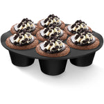 Load image into Gallery viewer, Silicone Muffin Pan   Silicone Cupcake Molds for Baking Egg Bites Mold Nonstick 7 Cups Air Fryer Muffin Pan for Baking Egg Bite Tart Mini Cupcake Chocolate and Quiche  Reusable Dishwasher Safe
