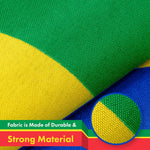Load image into Gallery viewer, G128 3 Pack: Ethiopia (Ethiopian) Flag  3x5 feet  Printed 150D Indoor/Outdoor, Vibrant Colors, Brass Grommets, Quality Polyester, Much Thicker More Durable Than 100D 75D Polyester