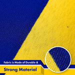 Load image into Gallery viewer, G128 5 Pack: Bosnia and Herzegovina Flag  3x5 Ft  LiteWeave Pro Series Printed 150D Polyester  Country Flag, Vibrant Colors, Brass Grommets, Thicker and More Durable Than 100D 75D Poly