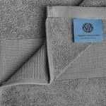 Load image into Gallery viewer, 4 Pack Resort Collection Soft Bath Towels 28x55 in Hotel Plush Cotton Smoke Grey
